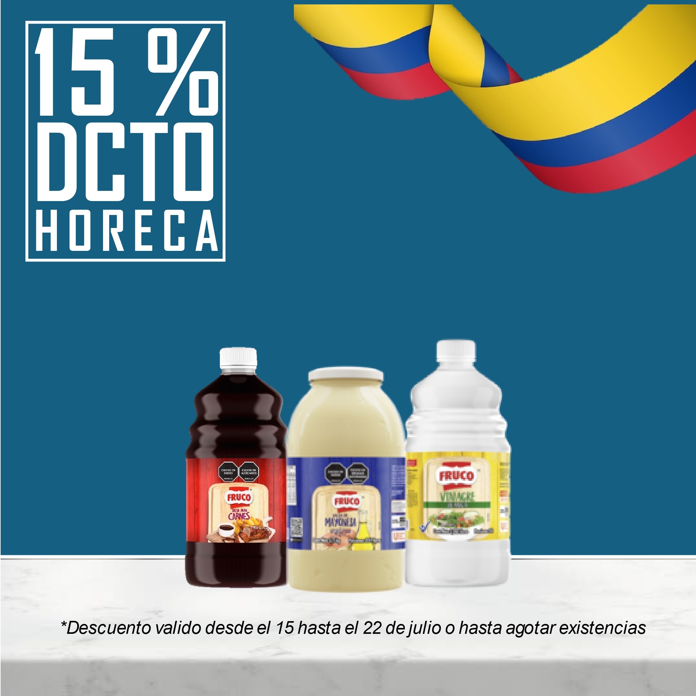 15 descuento
