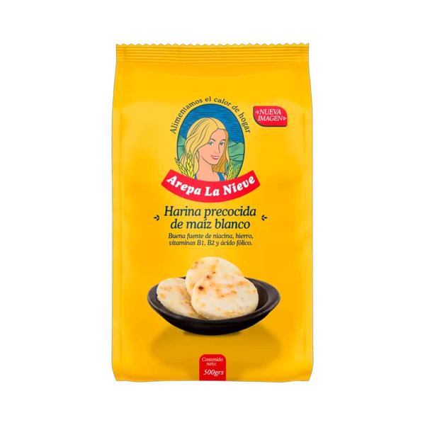HARINA DE MAIZ PRECOCIDA LA NIEVE 500 GR