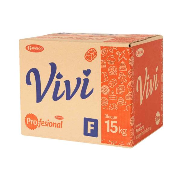 MARGARINA VIVI INDUSTRIAL BLOQUE X 15 KILOS INSTITUCIONAL