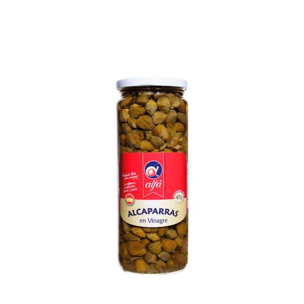 ALCAPARRAS EN VINAGRE ALFA 470 GRS