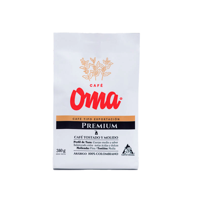 CAFE OMA 340 GRS PREMIUM TOSTADO Y MOLIDO (ENC)