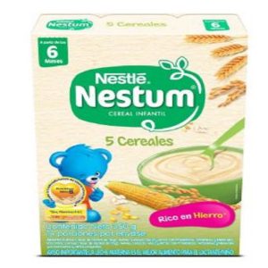 CEREAL INFANTIL NESTUM 350 GRS HIERRO + 5 CEREALES (ENC)