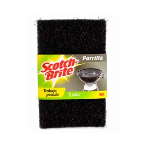 ESPONJA SCOTCH-BRITE 10X14 CMS PARRILLA INSTITUCIONAL NEGRA LN000006706