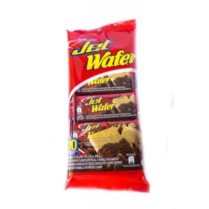 GALLETA WAFER JET 20X22 GRS VANILLA CUBIERTA CHO (ENC)