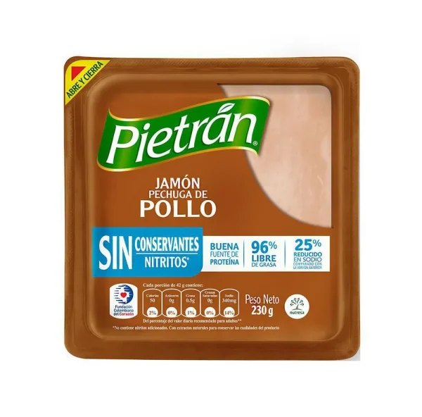 JAMON POLLO PIETRAN 230 GRS (ENC)