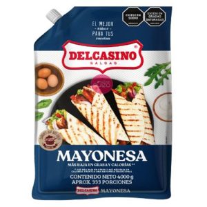 MAYONESA DELCASINO 4000 GRS INSTITUCIONAL BOLSA (ENC)