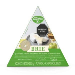 QUESO BRIE ALPINA 135 GRS (ENC)