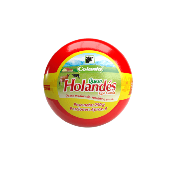 QUESO COLANTA 250 GRS HOLANDES