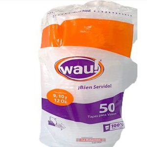 TAPA PLASTICA WAU 3.5/7 OZ X50 UNDS