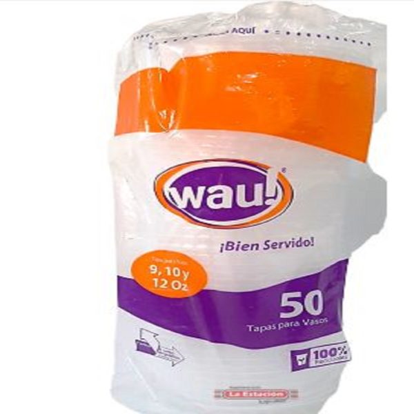 TAPA PLASTICA WAU 3.5/7 OZ X50 UNDS