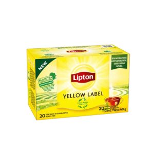 TE NEGRO LIPTON YELLOW LABEL 40G X20 UND