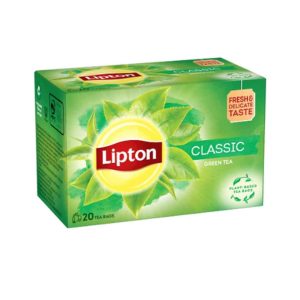 TE VERDE LIPTON CLASSIC GREEN TE 40G X20 UND