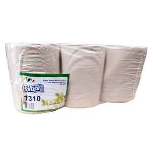 TOALLA DE MANOS COLTISU 6X100 MTS 1310 ROLLO HD NATURAL
