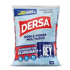 DETERGENTE DERSA 6000 GRS POLVO BICARBONATO + JABON REY