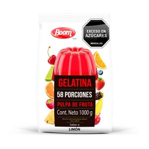 GELATINA BOOM AZUCARADA X 1000 GR LIMON