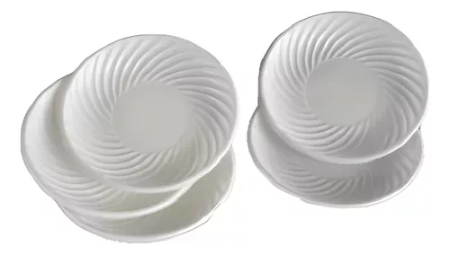 PLATO PANDO GRANDE PLASTICO DOMINGO 23 CM X20 UDS