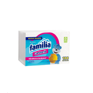 SERVILLETA FAMILIA X100 UDS CAFETERIA BLANCA