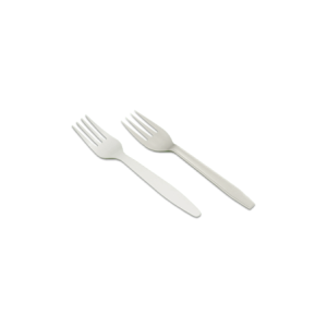 TENEDOR BIODEGRADABLE ECOGREEN X25 UDS NATURAL DWFS-02