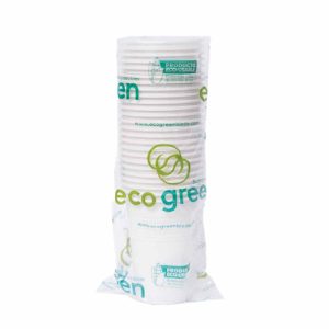 VASO BIODEGRADABLE ECOGREEN 8 OZ X25 UDS NATURAL DWFP-04