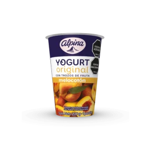YOGURT ALPINA 200 GRS VASO MELOCOTON (ENC)