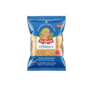 PASTA LA NIEVE 500 GRS FIDEOS