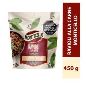 PASTA MONTICELLO 450 GRS RAVIOLI ALLA CARNE (ENC)