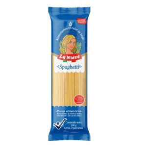 PASTA LA NIEVE 500 GRS SPAGUETTI