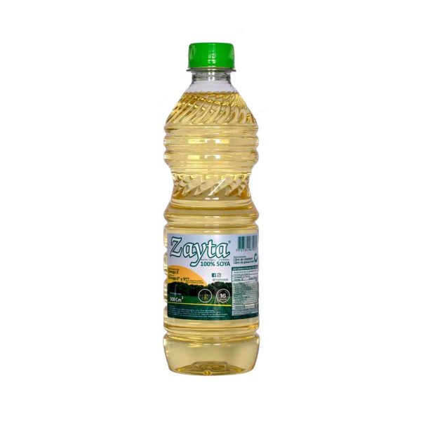 ACEITE SOYA ZAYTA 500 CC 100%