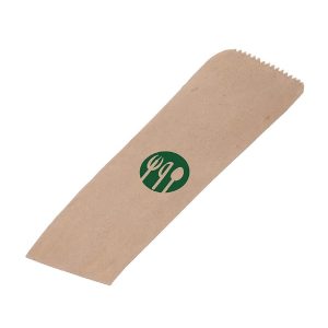 BOLSA DE PAPEL PORTACUBIERTO X100 (7X24 CMS) NATURAL 4400756