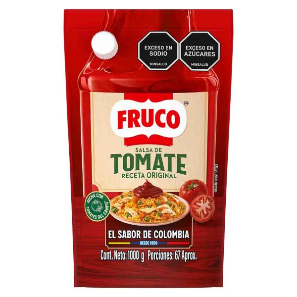 SALSA DE TOMATE FRUCO 1000 GRS DOY PACK