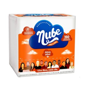 SERVILLETA NUBE DISPENSADA X150 UNDS (23.6X12.5 CMS) UNA A UNA BLANCA 4200585