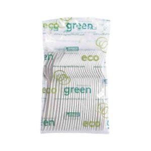 TENEDOR BIODEGRADABLE ECOGREEN 15CM X100 UDS (EGS-05)