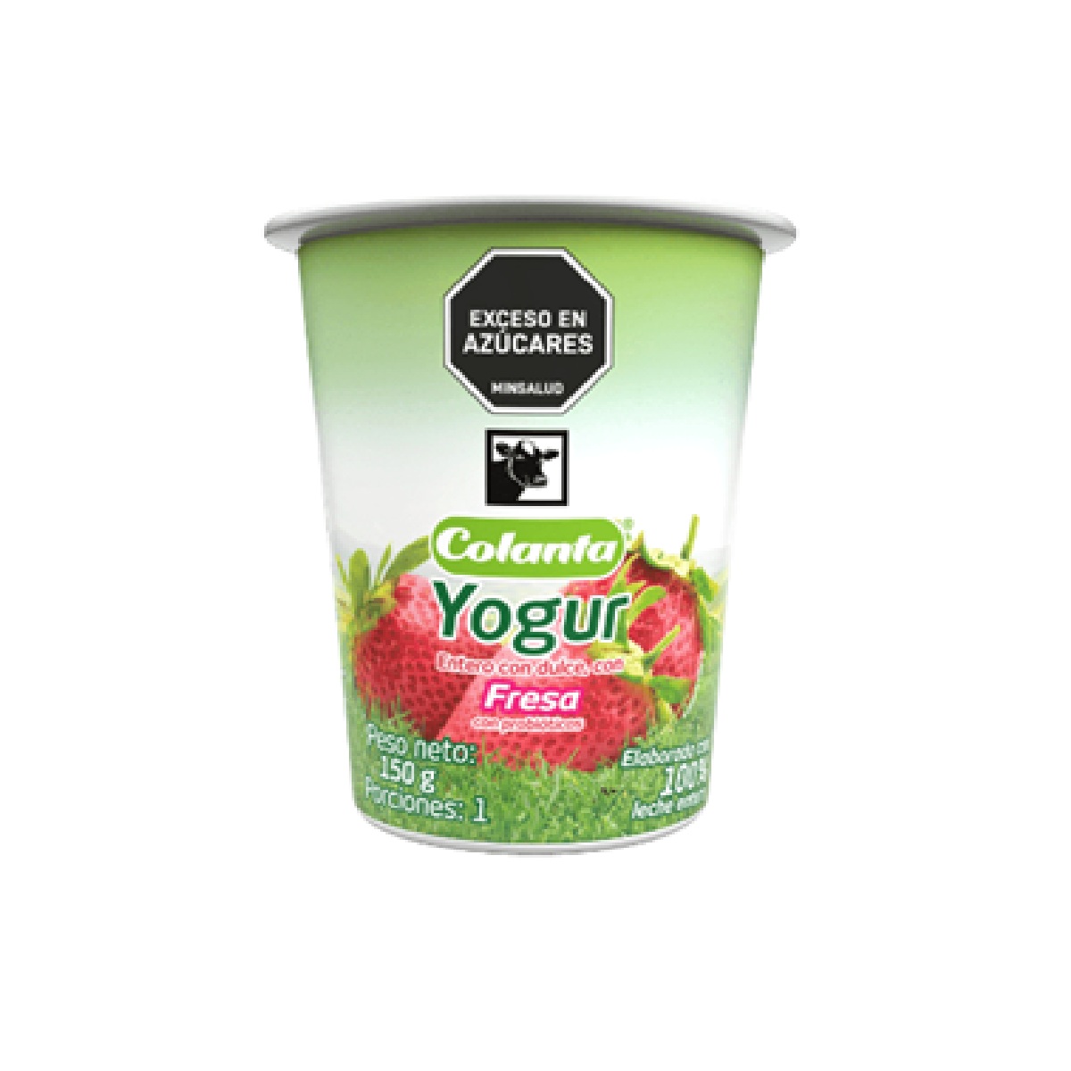 YOGURT COLANTA 150 GRS FRESA VASO (ENC)
