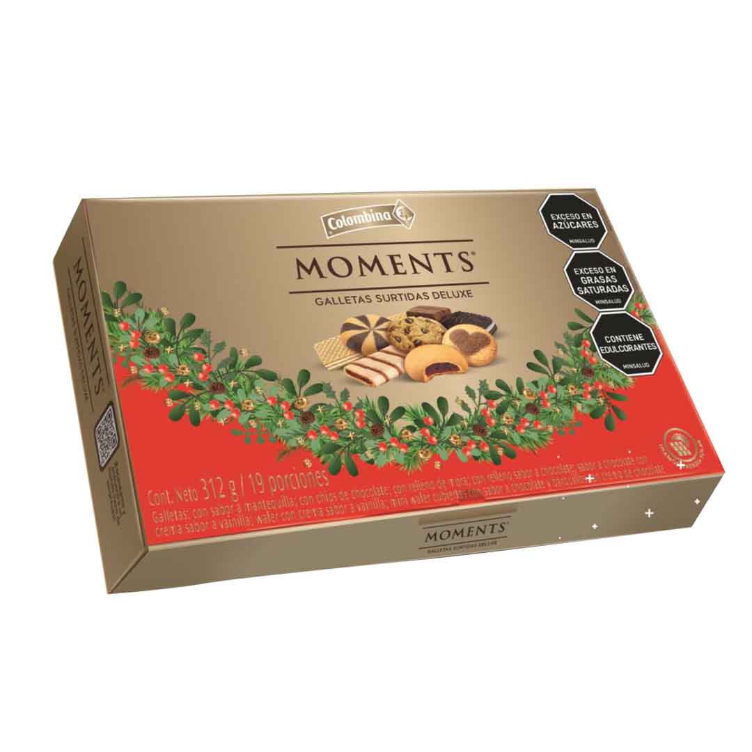 GALLETA MOMENTS 312 GRS FANCY COOKIES CAJITA