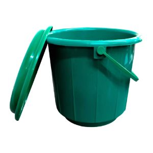 BALDE PLASTICO 15 LITROS CON TAPA