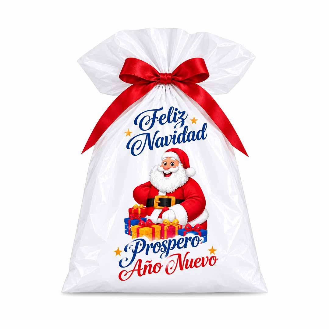 BOLSA PLASTICA MERCADO NAVIDEÑA (50X60 CM)